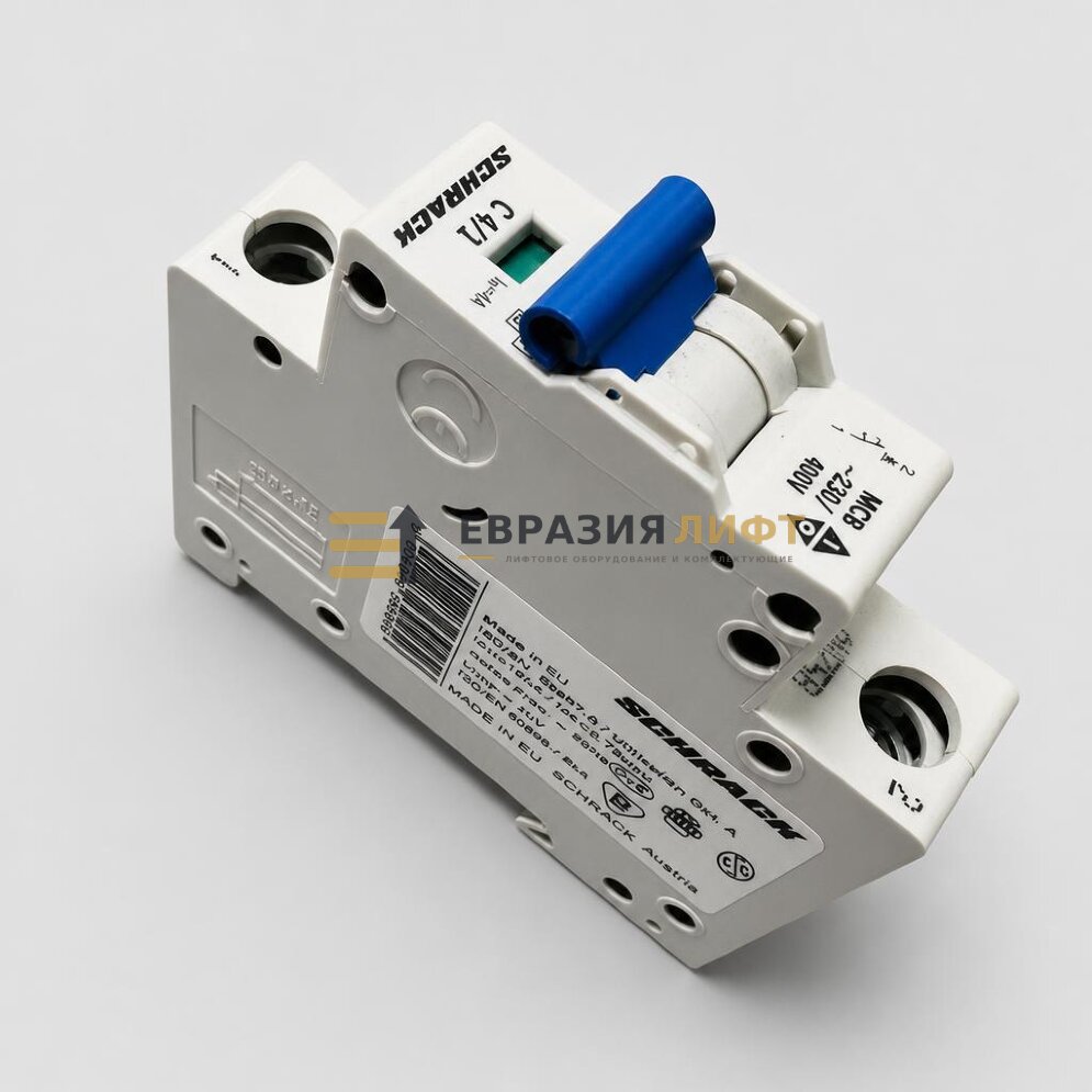 Автоматический выключатель 1P C4/1 BMS6 SCHRACK