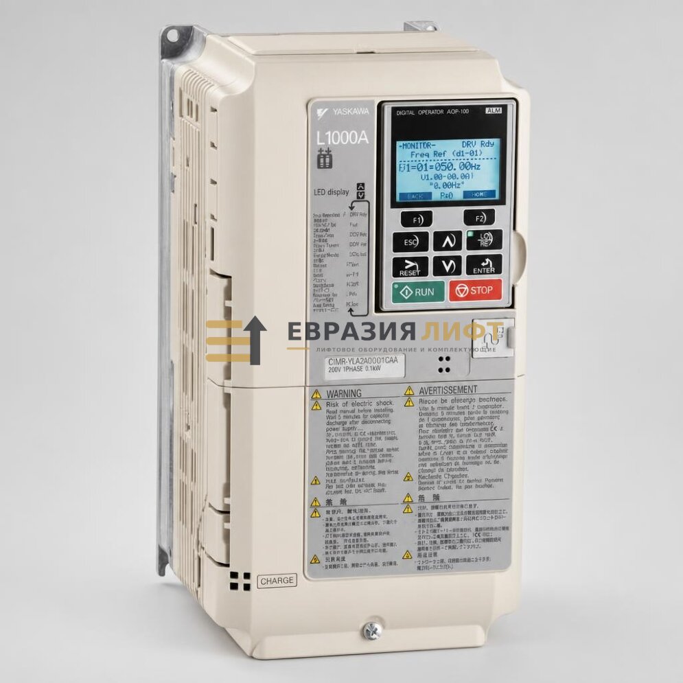 Частотный преобразователь  L1000A 1,5 кВт CIMR-LC4F0005BAC Yaskawa