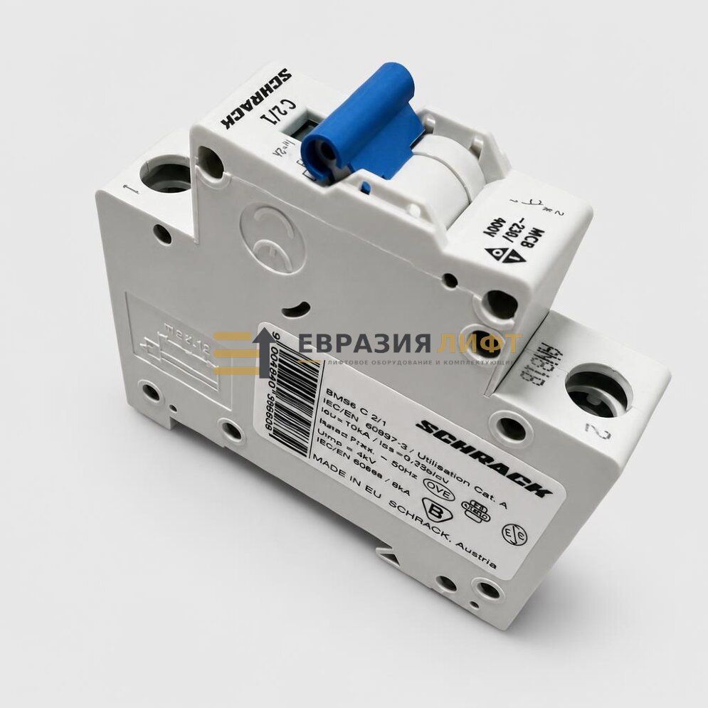 Автоматический выключатель 1P C2/1 BMS6 SCHRACK 