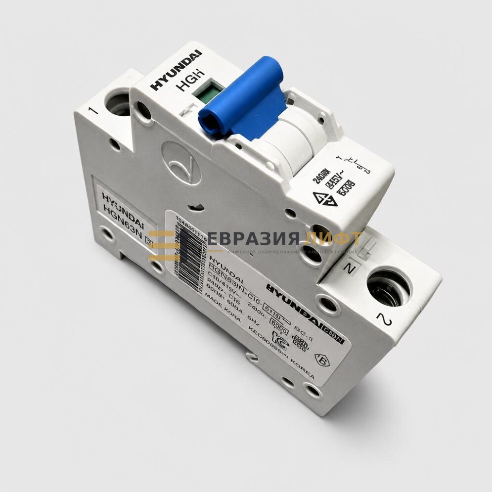 Автоматический выключатель 1P C10/1 BMS6 SCHRACK