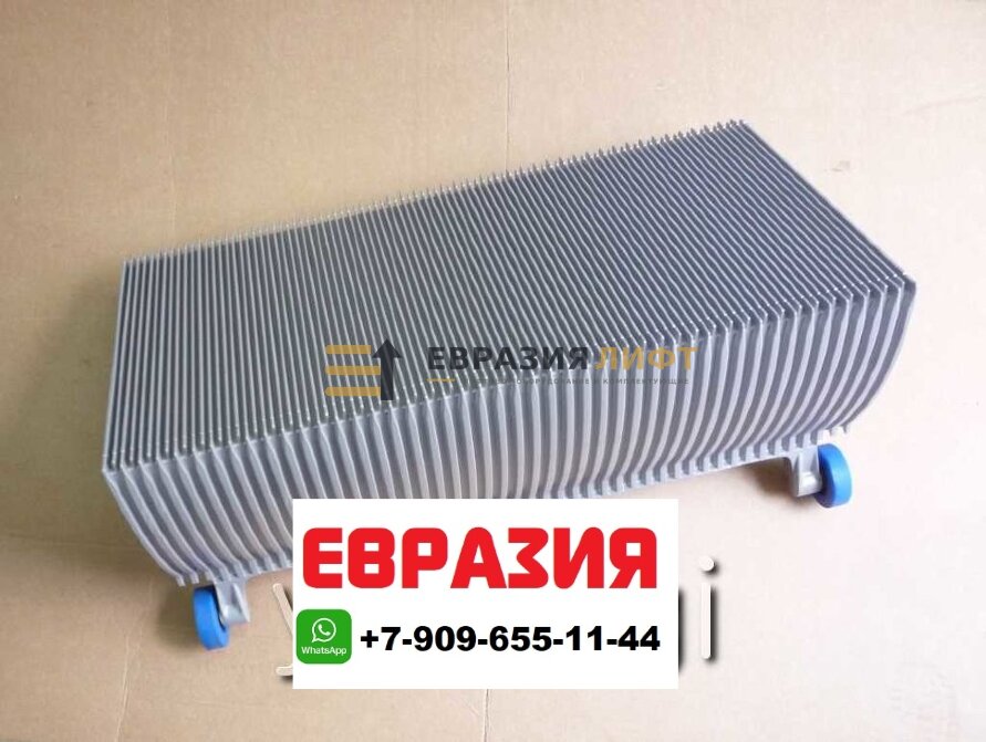 СТУПЕНЬ 800 ММ, ЛИТАЯ, КРАШЕНАЯ СЕРЕБРИСТ. БЕЗ ДЕМАРКАЦ. ПОЛОС, THYSSEN VELINO FT820 17050737 