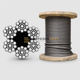 Канат лифтовой 8мм (DIN 3062) EN 12385-5 Северсталь