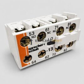 Блок дополнительных контактов 1NO+3NC CS4-P sprecher+schuh