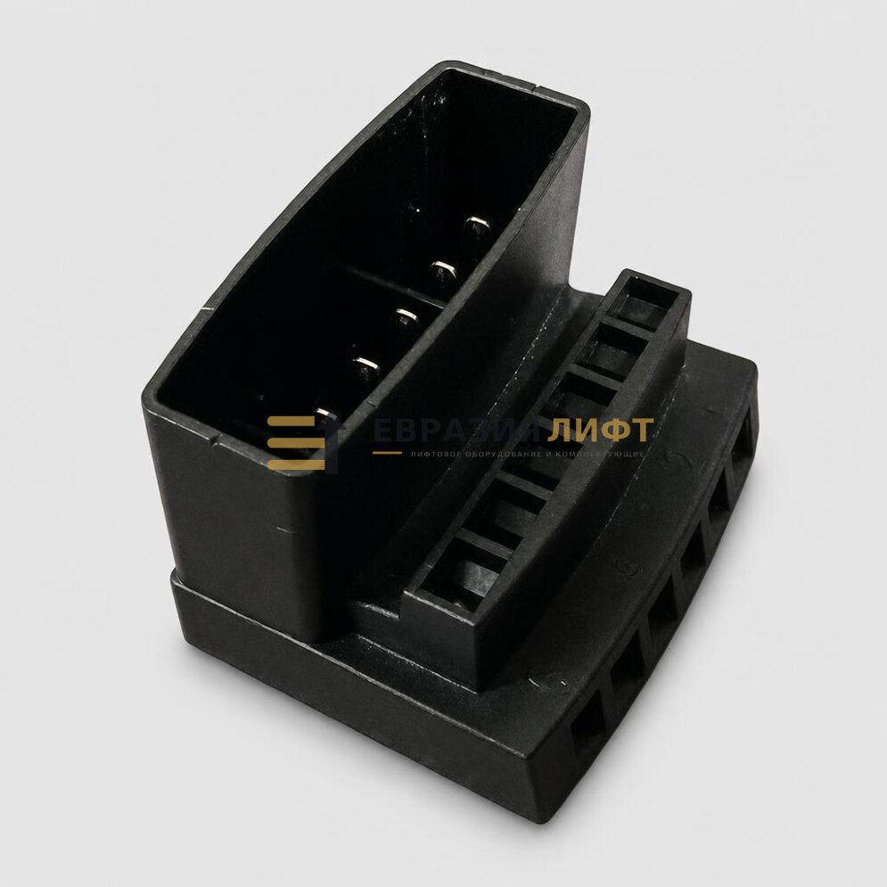 Разъем A0225 SUPU (штеккер 6-конт., 0,08 - 2,5 мм2, 10А, черный, аналог 730-116)