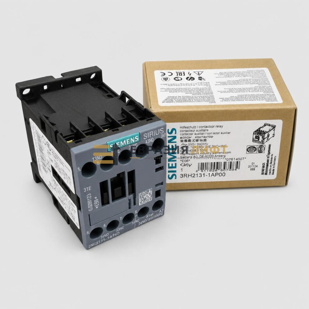 Контактор вспомогательный 10A 230VAC 3NO+1NC 3RH2131-1AP00 Siemens