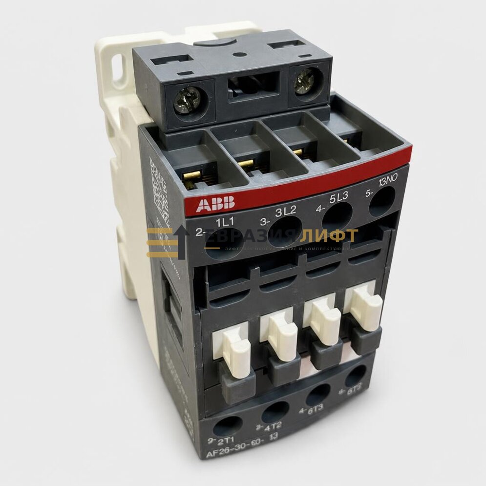 Контактор 3-х полюсный 12A 5,5kW с катушкой управления 100-250B AC/DC AF12-30-10-13 ABB 