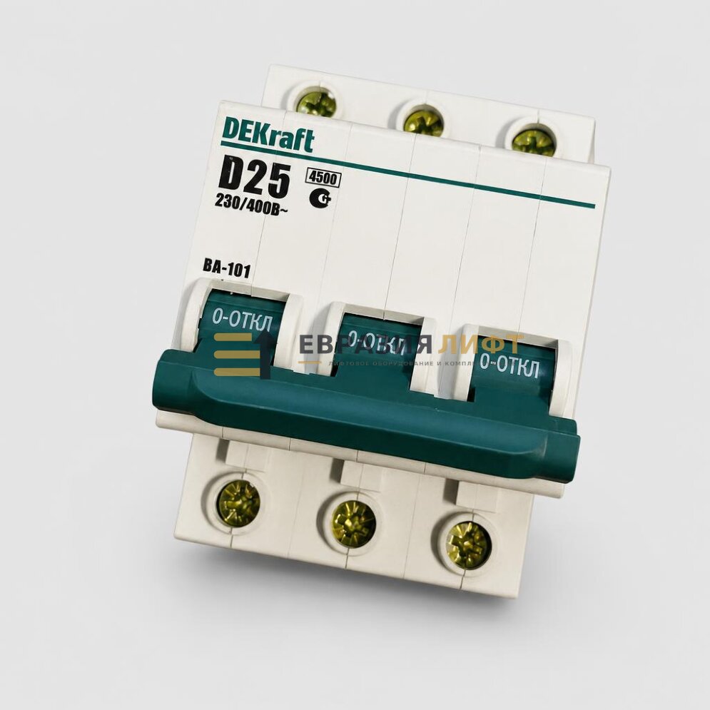 Автоматический выключатель ВА-101 3п 3А 4,5кА DEKraft хар D Schneider Electric 
