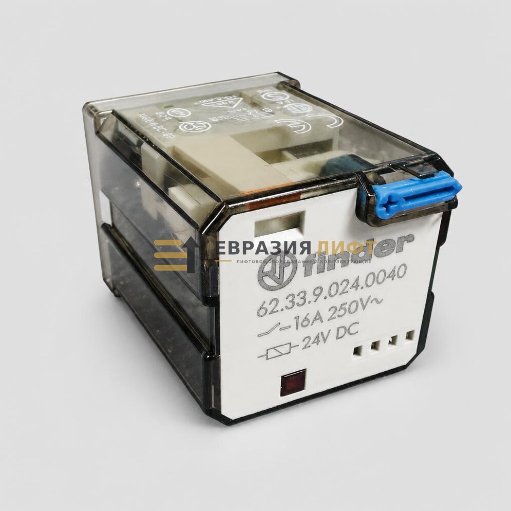 Силовое реле 24VDC 3CO 16A 62.33.9.024.0040 Finder